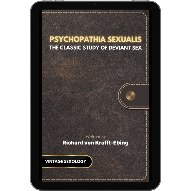 Richard von krafft-ebing-Psychopathia Sexualis- Vintage Sexology-Sex therapy