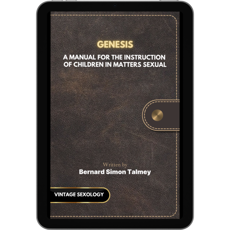 Genesis A Manual for the Instruction of Children in Matters Sexual