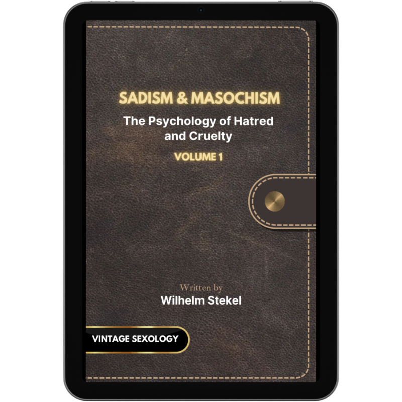 sadism And Masochism (Vol 1)-wihlem stekel