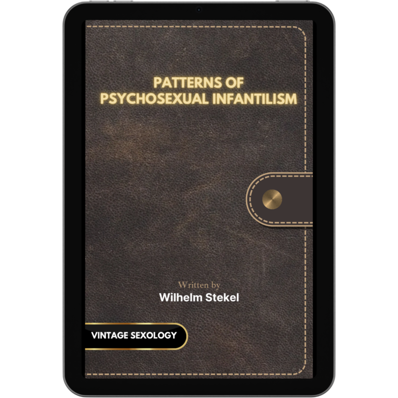 Patterns of Psychosexual Infantilism-wilhelm stekel